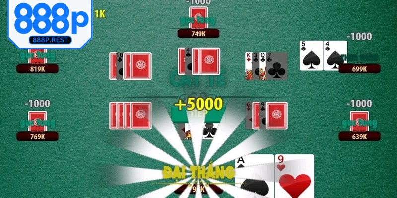 Cách chơi game bài Catte chi tiết qua các vòng