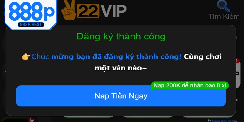 Những điểm cần chú ý khi đăng ký 888P