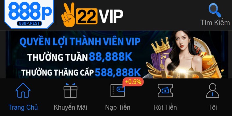 Hướng dẫn tải app 888P trên Android nhanh chóng với 4 bước đơn giản